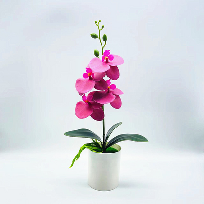 Künstliche Orchideenblume – Dekorative Kunstpflanze für Wohnzimmer und Tischdekoration