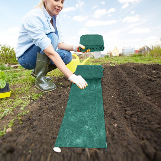 Biologisch abbaubare Rasensamenmatte für einfachen Rasenanbau im Garten