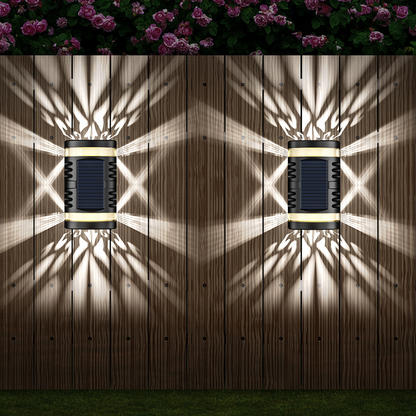 Solarlampe mit Intelligenter Lichtsteuerung – Außenwandleuchte mit Automatischer Nacht-Erkennung