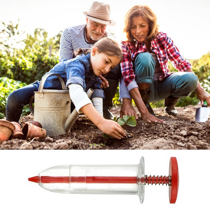 Nadel-Samenstreuer für Garten – Präziser Pflanzensamen Dispenser für Gleichmäßige Aussaat