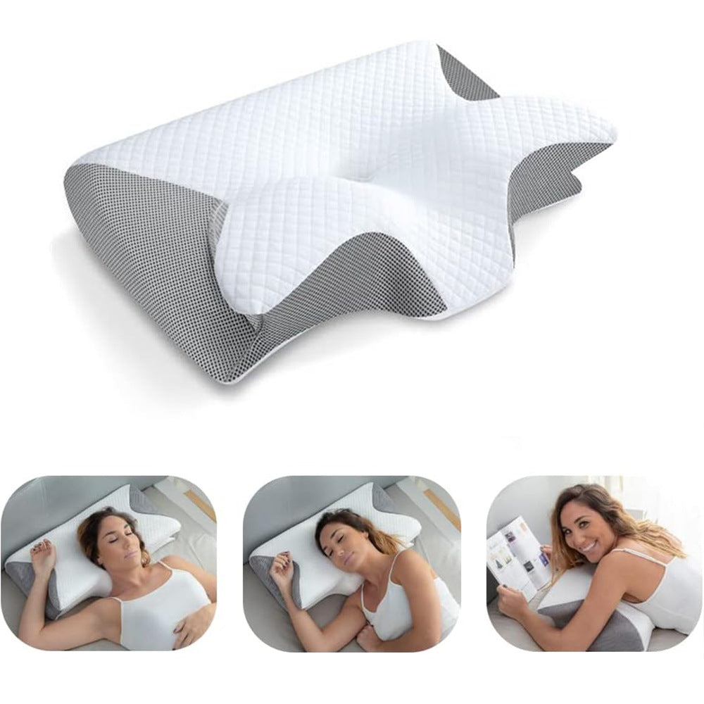 Ergonomisches Kopf Kissen für Erholsamen Schlaf