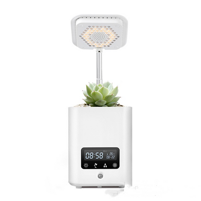 Multifunktionaler intelligenter Hydroponik-Pflanztopf mit Kalender, Diffusor und Schreibtischlampe