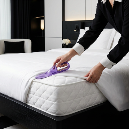 Praktische Hilfe fürs Bett Überziehen