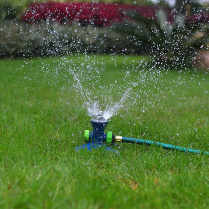 360-Grad Automatischer Rotierender Metall Rasen Sprinkler – Effektiver Gartenbewässerung Sprühkopf