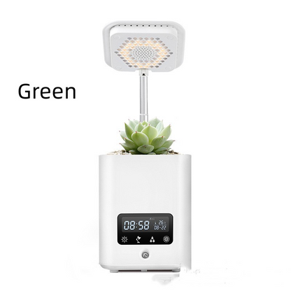 Multifunktionaler intelligenter Hydroponik-Pflanztopf mit Kalender, Diffusor und Schreibtischlampe