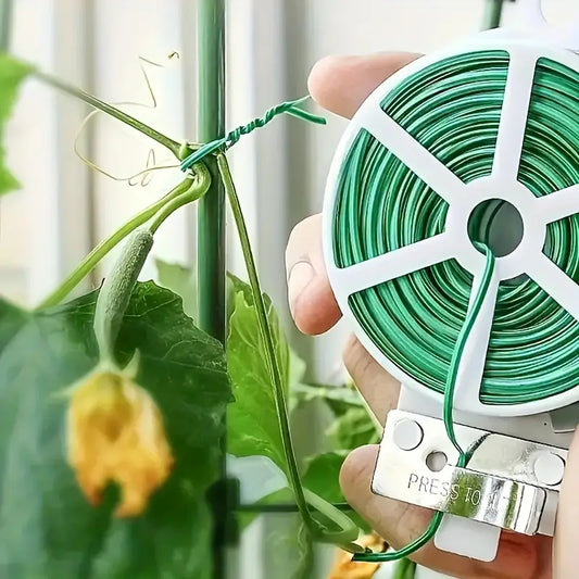 Garten Draht Twist-Band – 50m Rolle für Pflanzen und Gartenarbeit