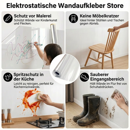Elektrostatische Wandaufkleber