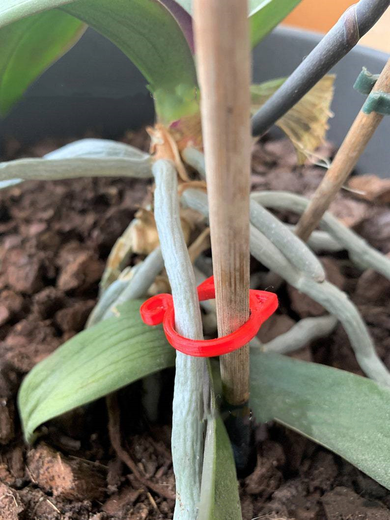 Katzenförmiger Pflanzclip – Niedliche Pflanzenstütze für Garten und Zimmerpflanzen