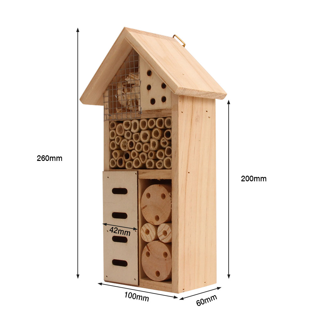 Insektenhaus aus Holz – Bienen- und Insektenfreundliches Habitat für Garten und Terrasse