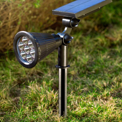 Solar Gartenstrahler – LED Außenbeleuchtung für Garten und Terrass