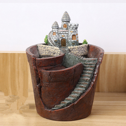 Sukkulent Dekorationsblumentopf für Mini-Garten – Bonsai Pflanztopf für Mikrolandschaft und Garten