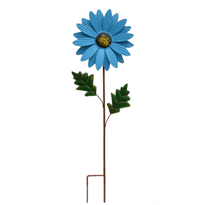 Dekorative Sonnenblume aus Metall für Garten – Farbige Blumenstecker für Außenbereich und Landschaft