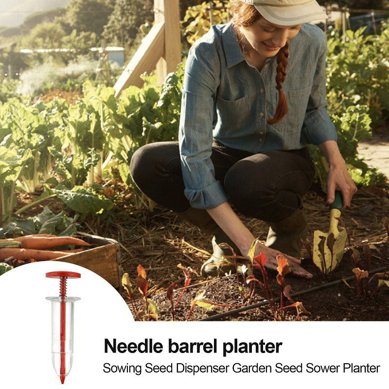 Nadel-Samenstreuer für Garten – Präziser Pflanzensamen Dispenser für Gleichmäßige Aussaat
