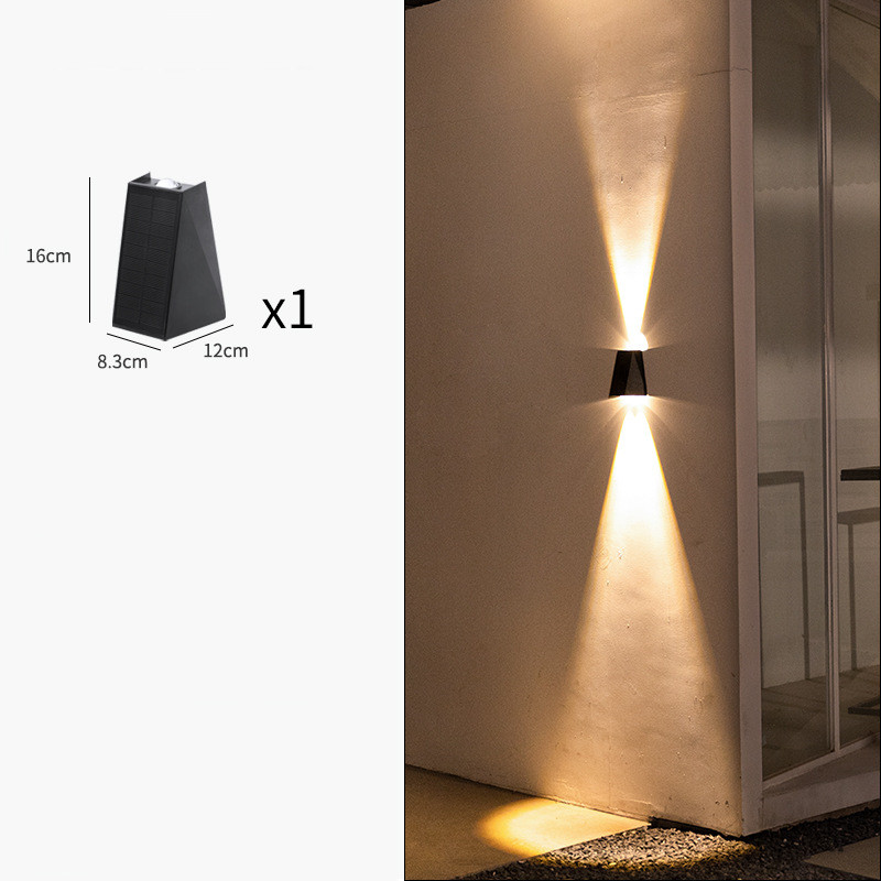 Moderne LED Außenwandleuchte mit Up & Down Licht – Wasserdichte Wandlampe für Hausfassade und Eingangsbereich