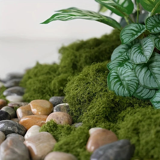 Künstliches Moos für Landschaftsgestaltung – Moos und Blumen für Dekoration und Floristik
