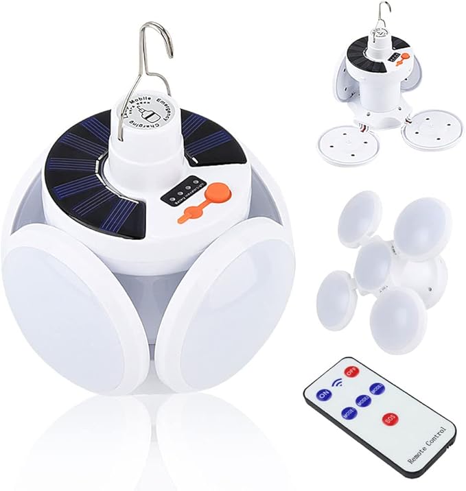 Praktische Solar Outdoor und Camping Lampe