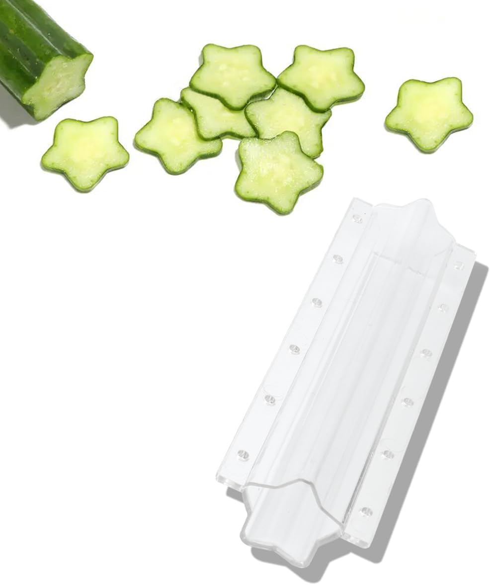 Sternform Gemüseform für Gurken – Kreative Formschiene für Obst und Gemüse