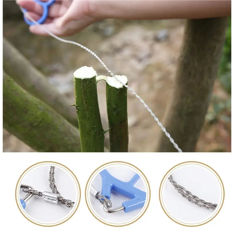 Drahtsäge für Garten und Outdoor – Kompakte Säge für Abenteuer und Gartenarbeit
