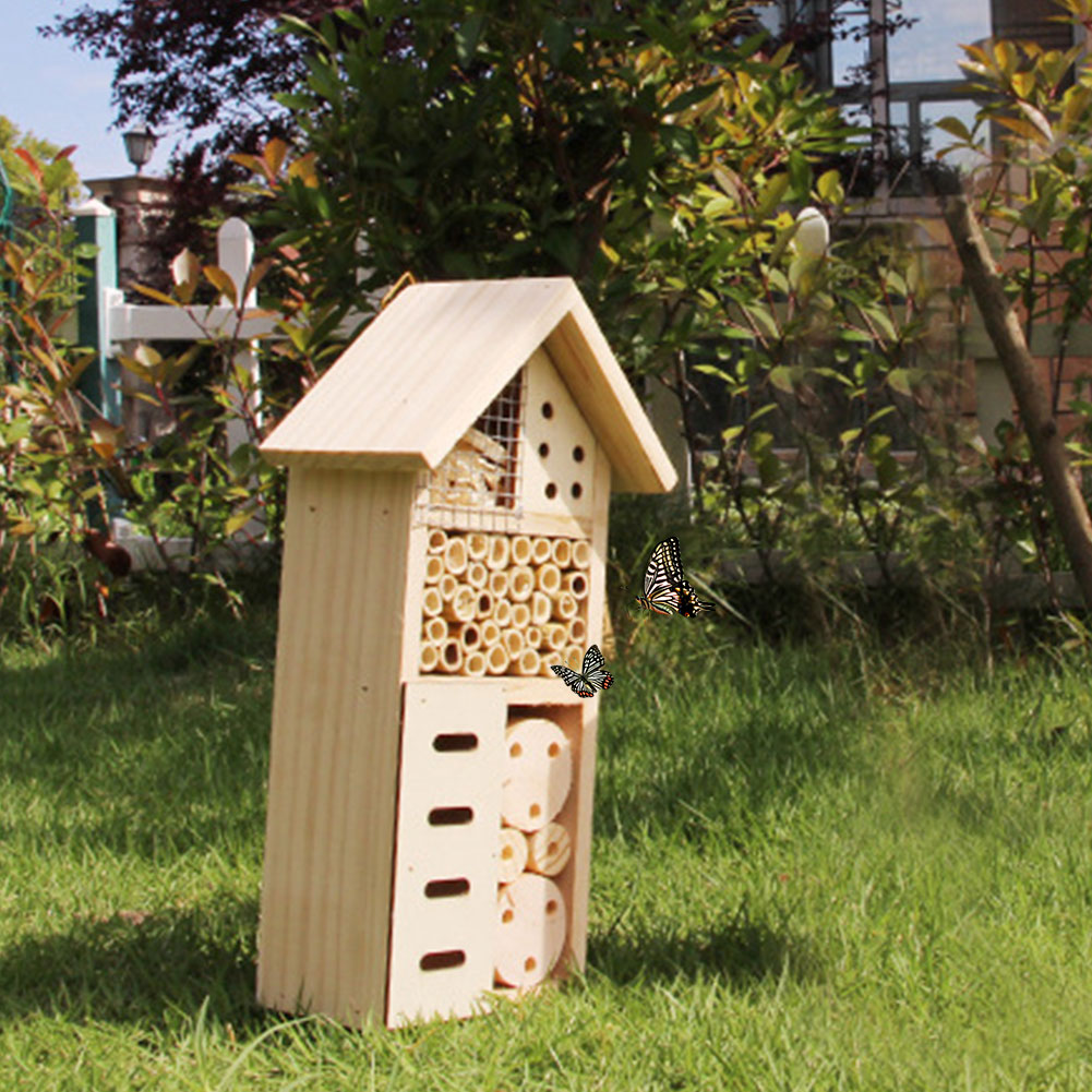 Insektenhaus aus Holz – Bienen- und Insektenfreundliches Habitat für Garten und Terrasse