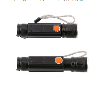 USB Wiederaufladbare Magnetische Taschenlampe – LED Notfalllampe mit Magnet und Trageband