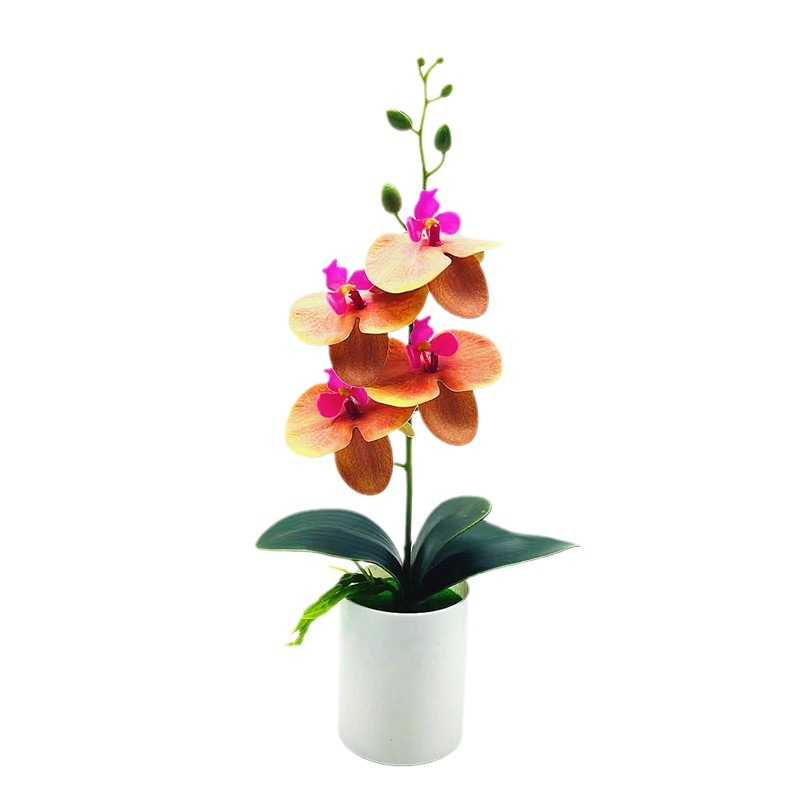 Künstliche Orchideenblume – Dekorative Kunstpflanze für Wohnzimmer und Tischdekoration