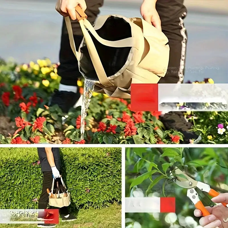 Gartenwerkzeug-Set mit Tragetasche – 10-teiliges Set für Gartenpflege