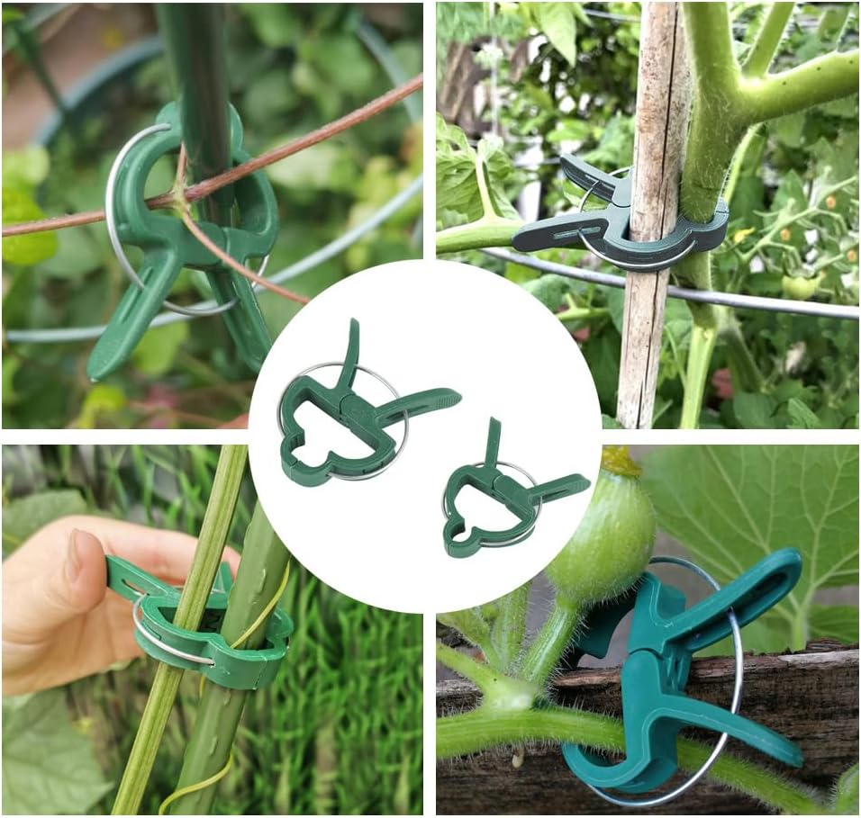 Gartenclip-Set – Pflanzenschlaufen für Pflanzenstützen und Gartenpflege