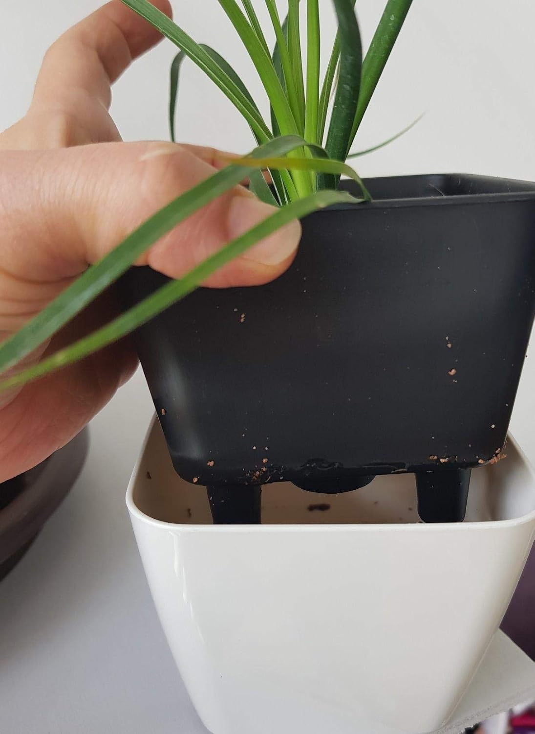 Blumentopf mit Bewässerungssystem – Selbstbewässernder Pflanztopf für Innen- und Außennutzung