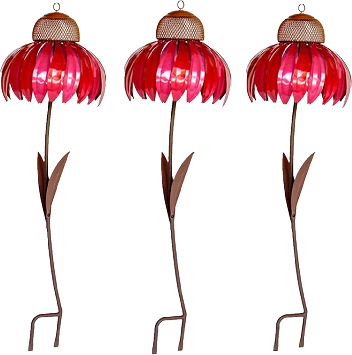 Vogelfutter Station im Blumen-Design