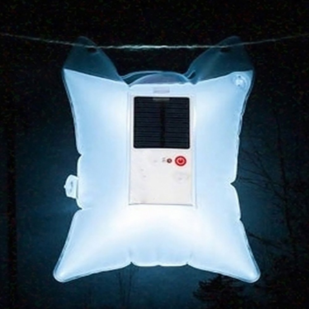 Solarlampe in Transparenter Tasche – Energiesparende LED Lampe für Garten und Außenbereich