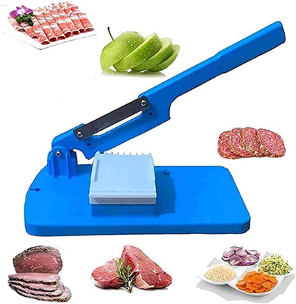Manueller Multifunktions-Lebensmittelschneider – Robuster Fleisch- & Gemüseschneider für Tiefkühlware