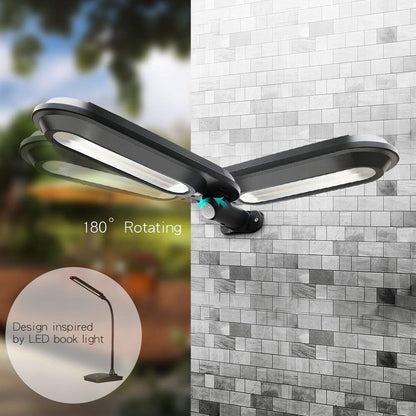 Solar Wandleuchte mit Bewegungsmelder – LED Außenbeleuchtung für Garten & Terrasse