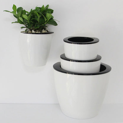 Selbstbewässernder Hängepflanztopf – Moderner Blumentopf für Wandbefestigung