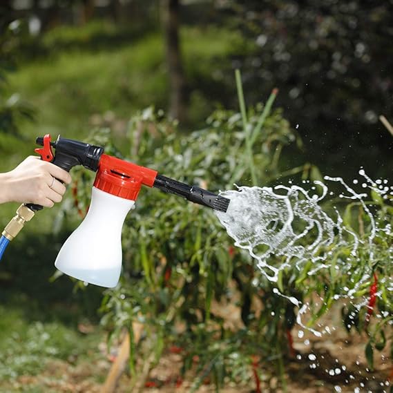 Schaumsprüher mit Hochdruckdüse – Effiziente Reinigungspistole für Garten und Haushalt
