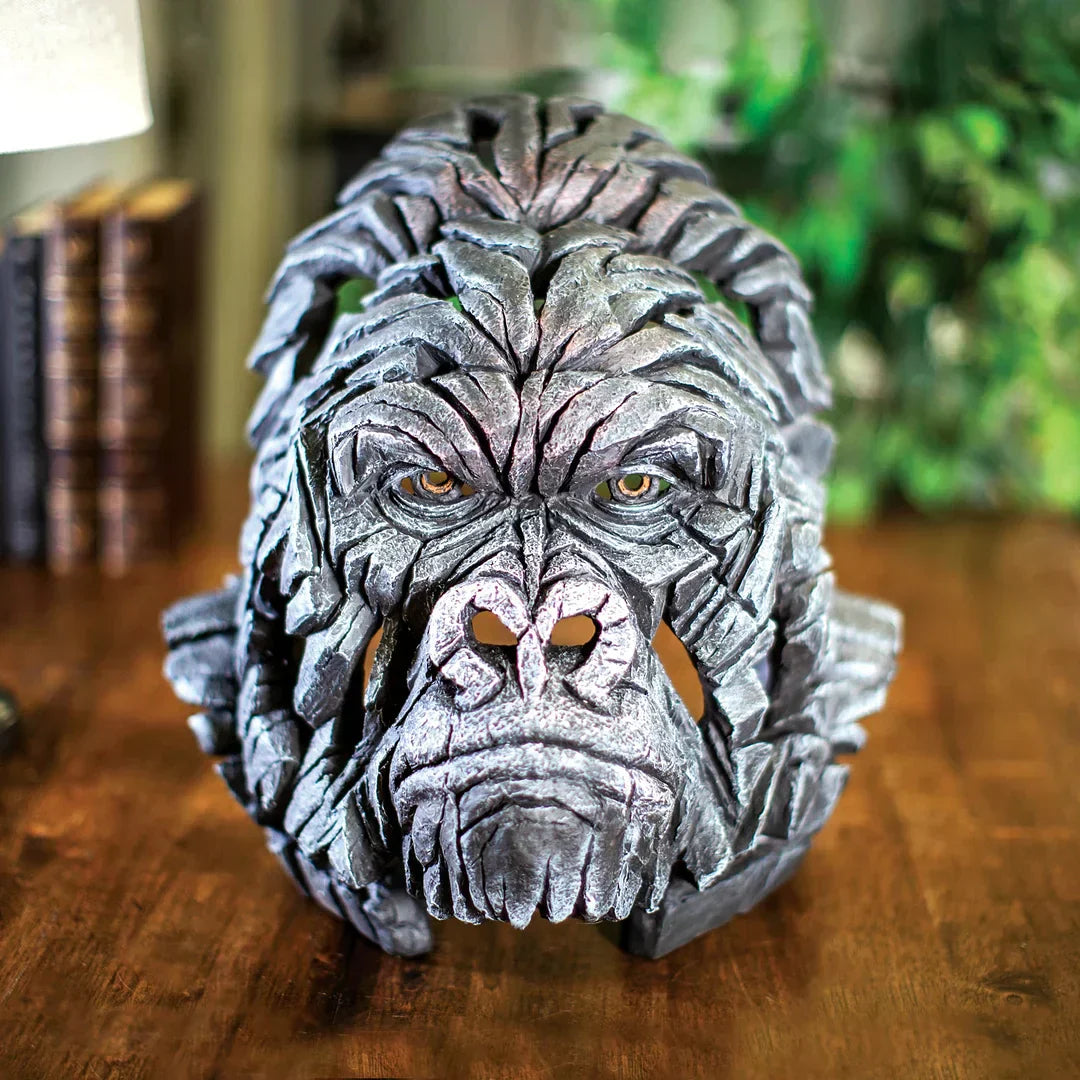 Lebensechte Gorillafigur aus Resin für Dekoration