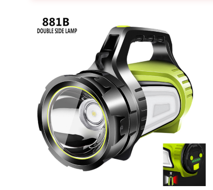 LED Doppelseiten Taschenlampe – Wasserdichte Arbeitslampe für Outdoor und Notfälle
