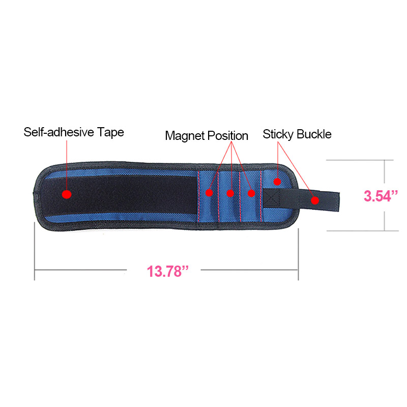 Magnetisches Werkzeug-Halter-Armband für Schrauben und Nägel