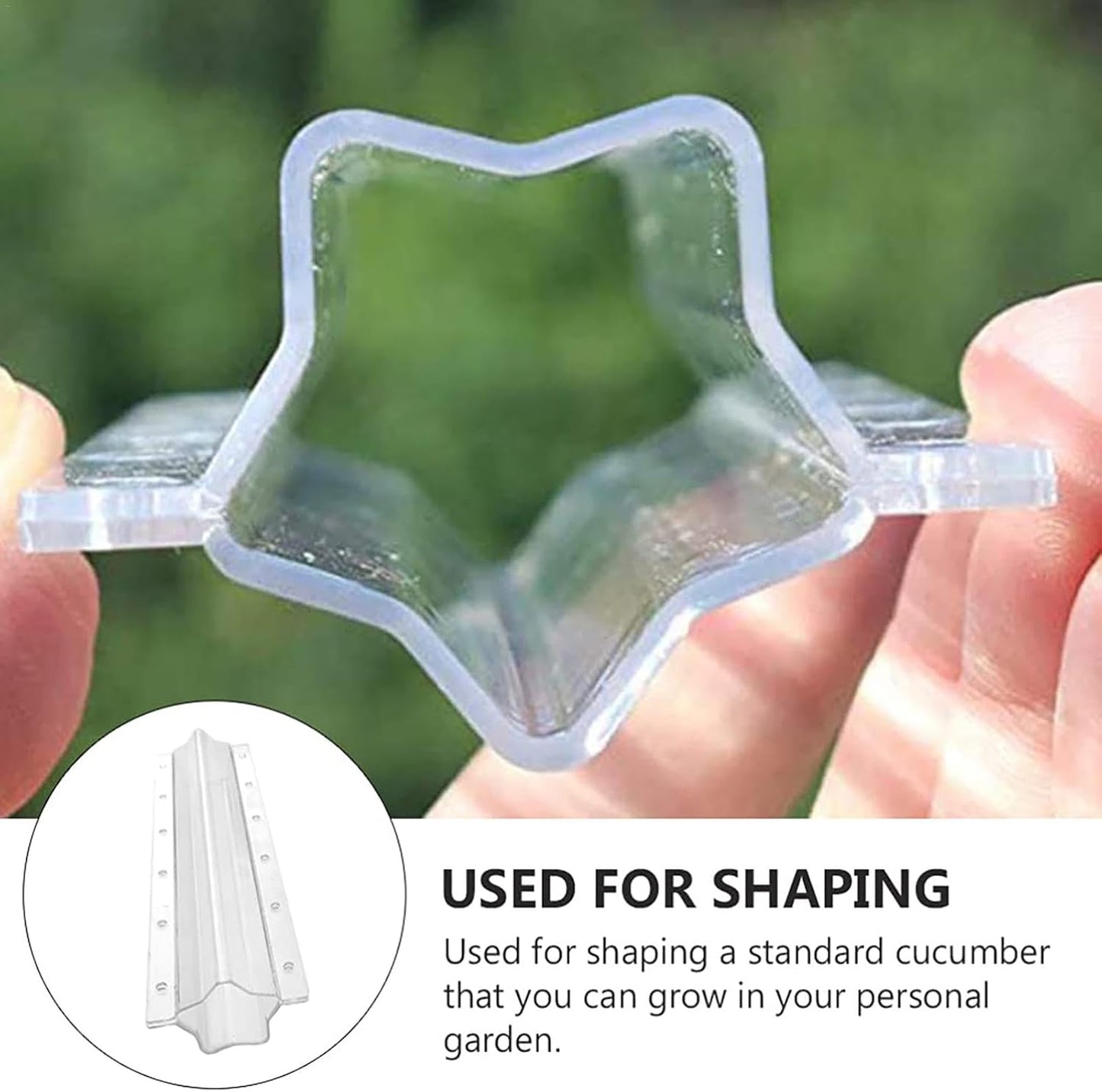 Sternform Gemüseform für Gurken – Kreative Formschiene für Obst und Gemüse
