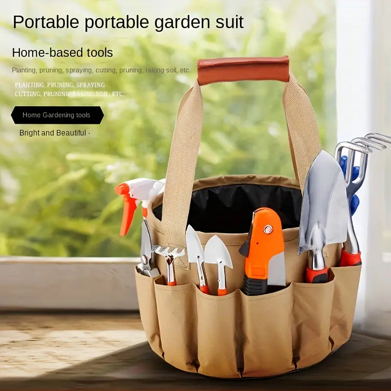 Gartenwerkzeug-Set mit Tragetasche – 10-teiliges Set für Gartenpflege