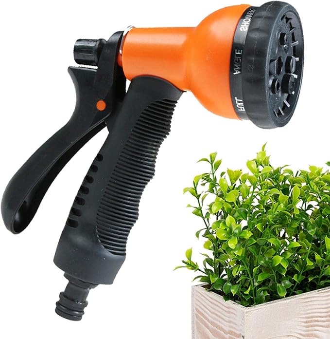 Gartenschlauchpistole mit 7 Funktionen – Flexibler Bewässerungsstrahler für Gartenpflanzen