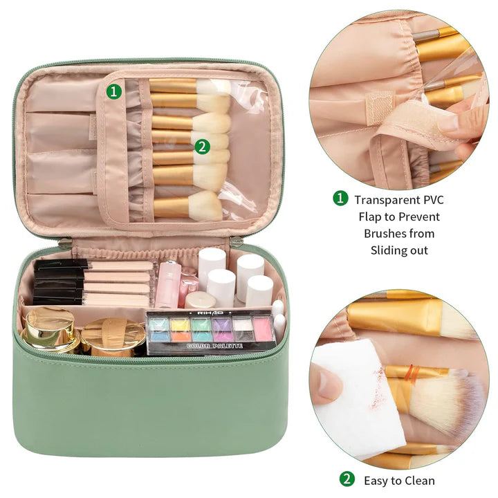 Praktischer Make-up Organizer für Reisen | Mit Fächern und Verteilern