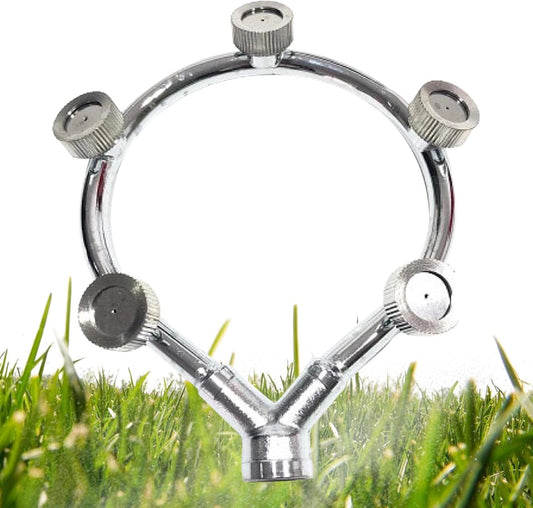 Hochdruck Edelstahl Ring Mehrdüsen Düse – Effizienter Sprühaufsatz für Gartenbewässerung