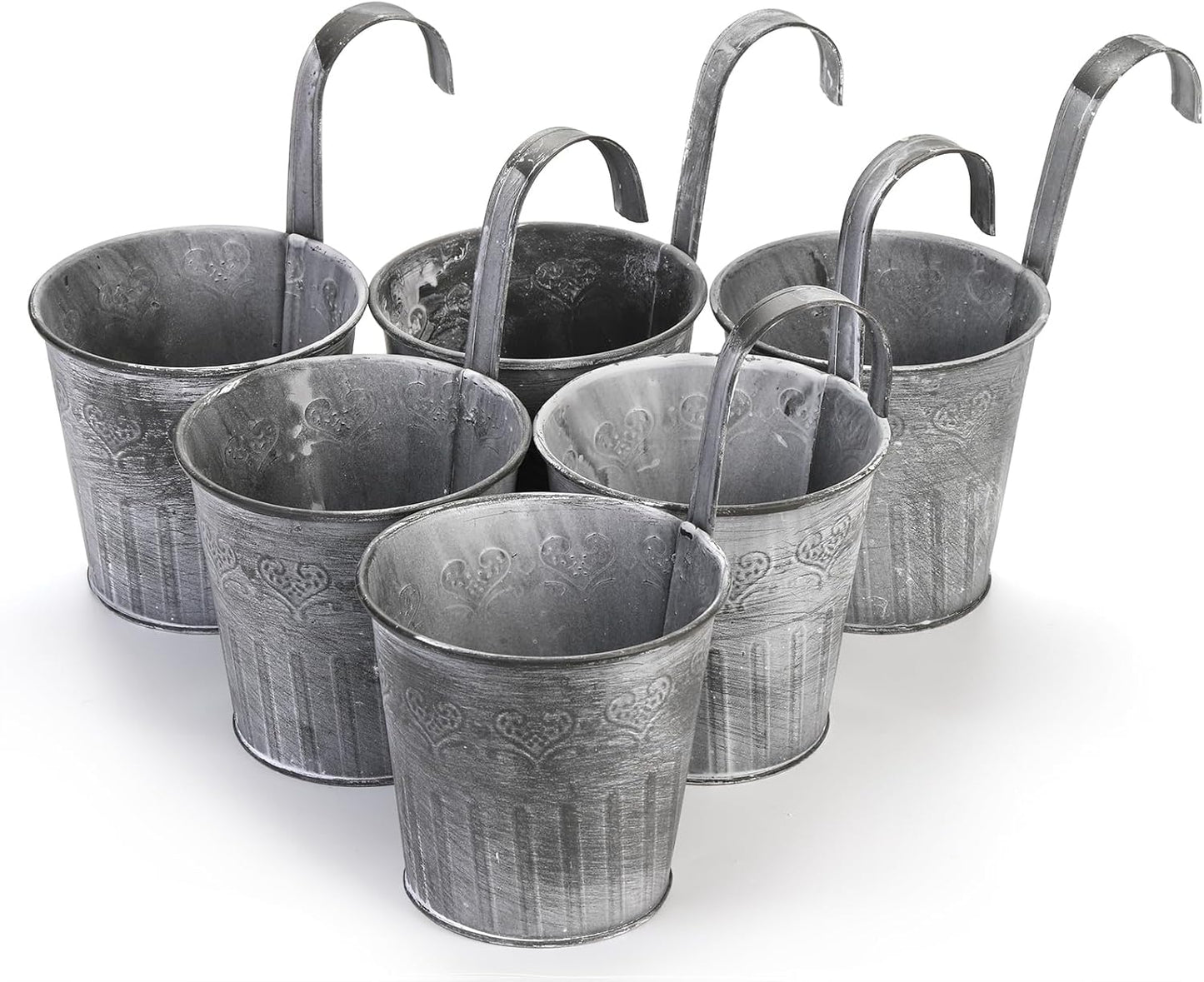 Hängender Metall Pflanztopf im Vintage Design – Dekorativer Blumentopf für Innen- und Außenbereich