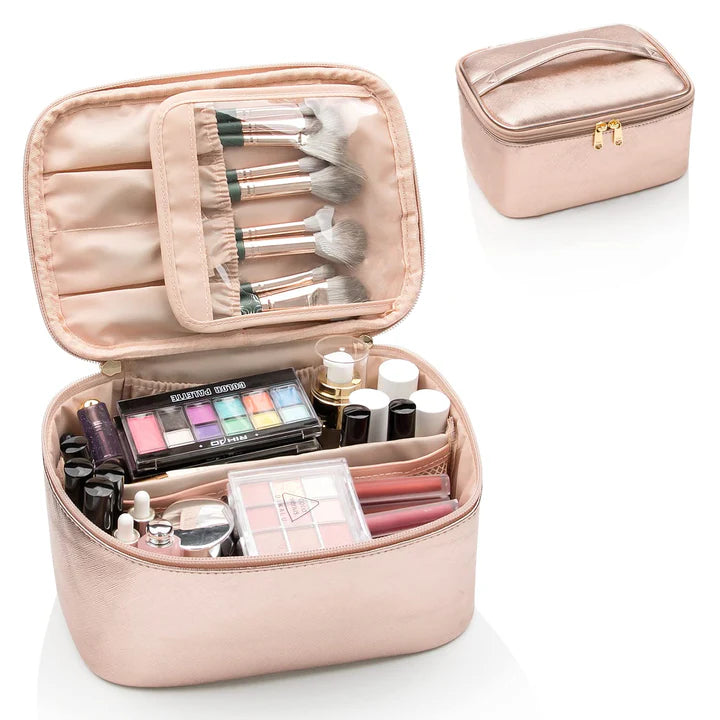 Praktischer Make-up Organizer für Reisen | Mit Fächern und Verteilern