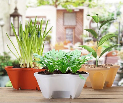 Stapelbarer Pflanzenturm für Kräuter und Gemüse – Vertikale Gartenpflanzkübel für Innen und Außen