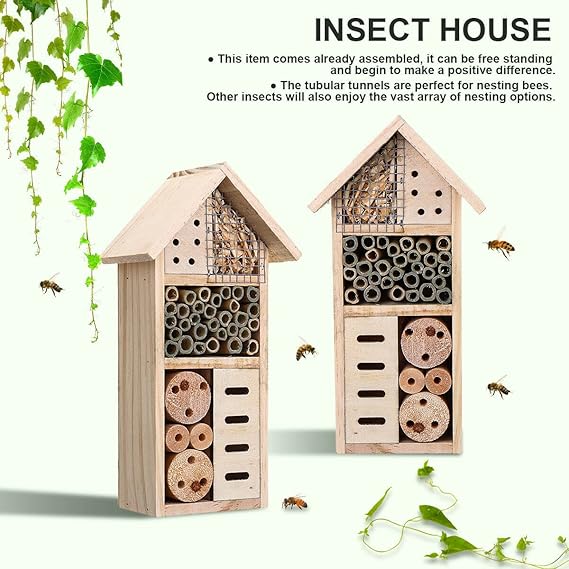 Insektenhaus aus Holz – Bienen- und Insektenfreundliches Habitat für Garten und Terrasse