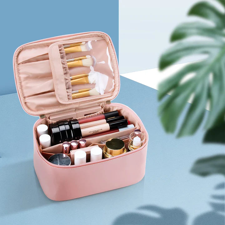 Praktischer Make-up Organizer für Reisen | Mit Fächern und Verteilern