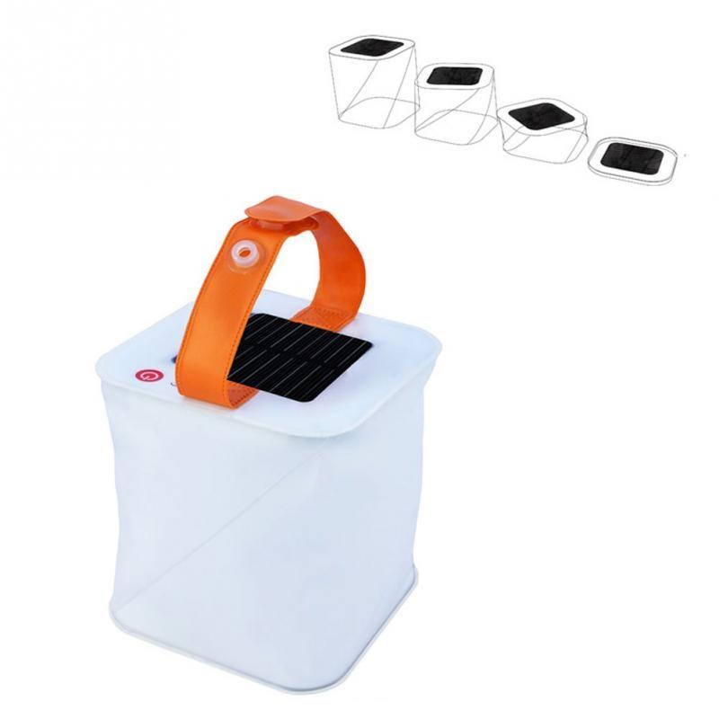 Solar LED Laterne – Tragbare, faltbare Campinglampe mit Solarbetrieb für Outdoor-Aktivitäten