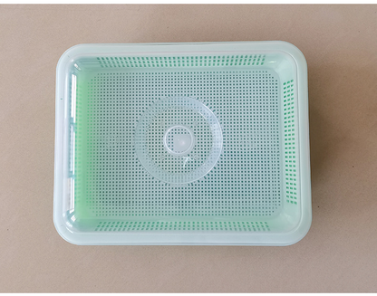 Keimschalen mit Deckel – Doppelschichtiger Saatguttausbringtray für effektive Samenkeimung