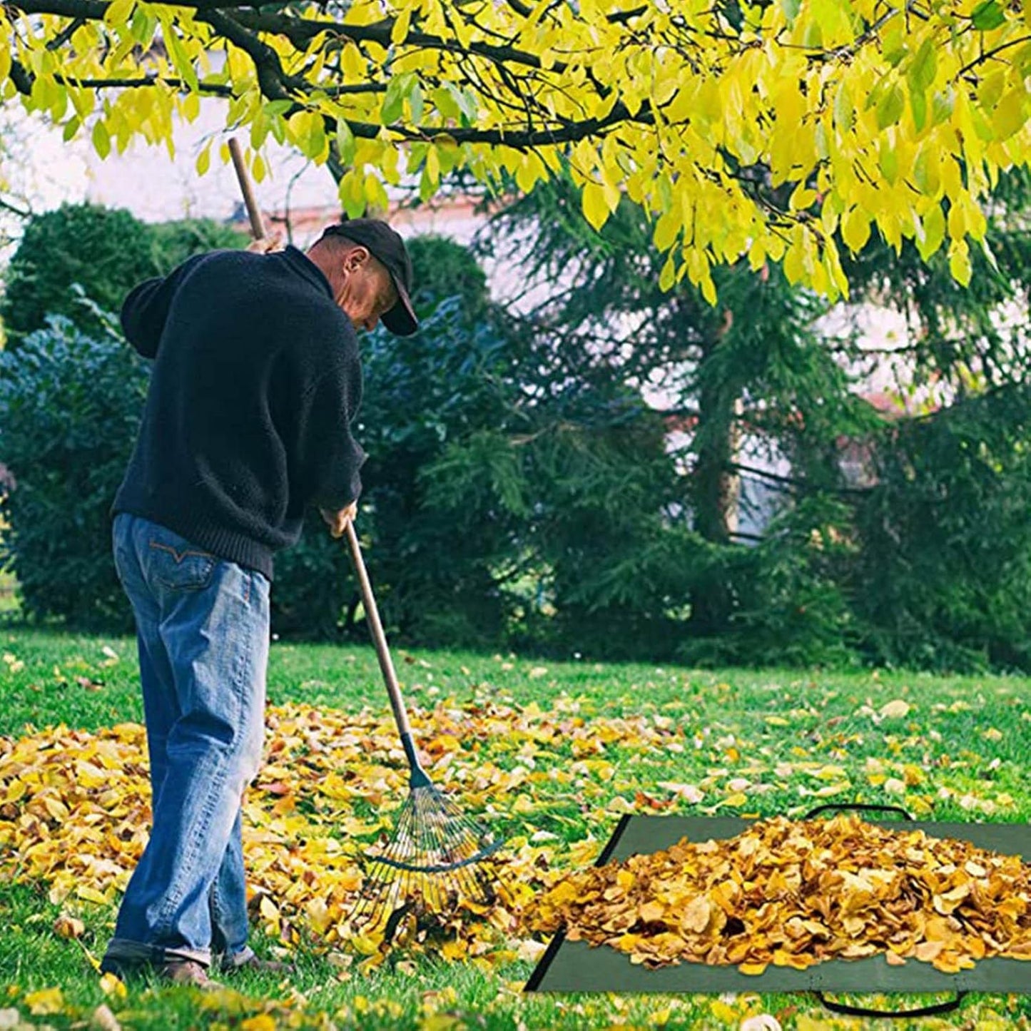 Faltbarer Gartenabfallsack – Robuster Sammelsack für Laub und Gartenabfälle